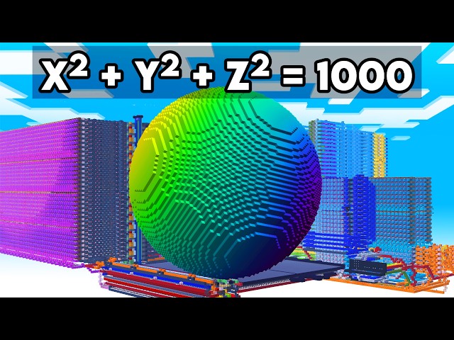I Made a 3D Graphing Calculator with just Redstone!