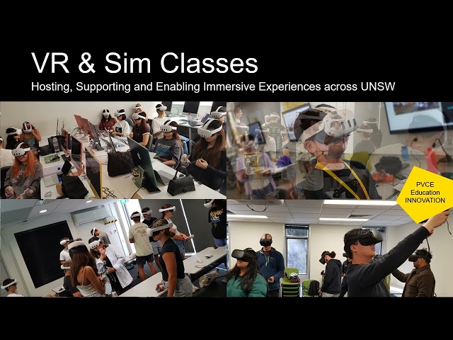 Immersive Projects Showcase 2024 T2 VRSIM Classes