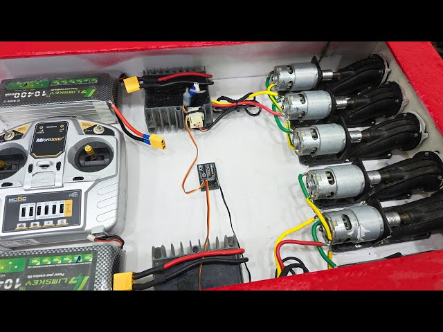 DIY 775 Motor Jet Turbo RC Boat – How to Build Fast RC Boat