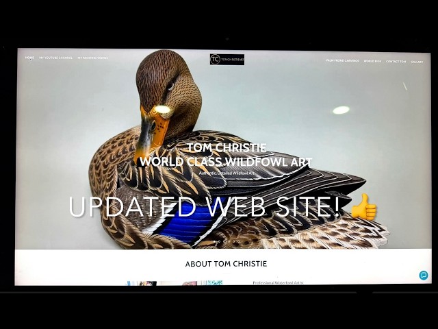 Updated Web Site at TOMCHRISTIEART.COM