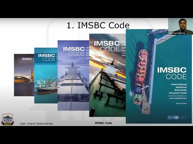 IMSBC Code | Capt. Subramanian Anand | HIMT