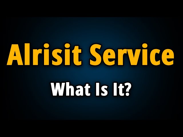 Alrisit Service: What Is It & How to Remove Alrisit Service?