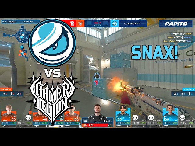 SNAX! GamerLegion vs Luminosity - Highlights - Logitech G Play Connect 2026 - CS2