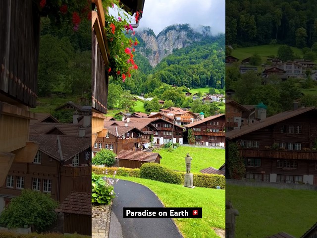 Brienz, Switzerland - A real paradise on Earth #shorts #switzerland #brienz #travel