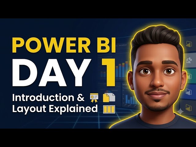 Power BI Tutorial for Beginners Day 1 – Interface & Layout Explained