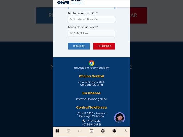 Elige tu Local de votación Onpe 2026