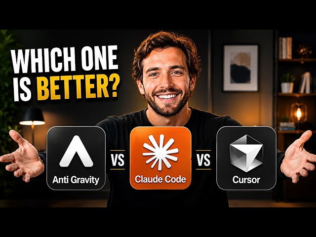 Anti Gravity Vs Claude Code Vs Cursor | Which AI Coding Assistant is Best in 2026