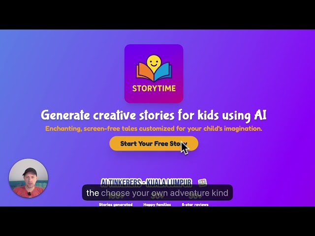 Empower Kids to Create: Storytime.my Demo