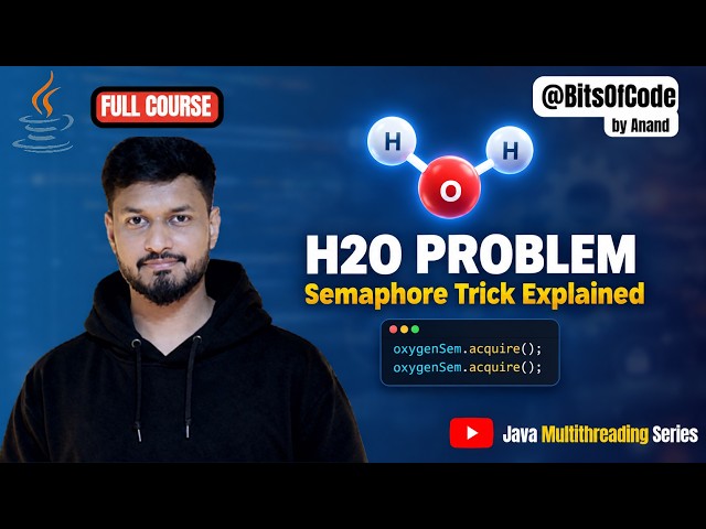 #27 Solving H2O Formation Problem: A Guide to Java Thread Coordination (Leetcode 1117)