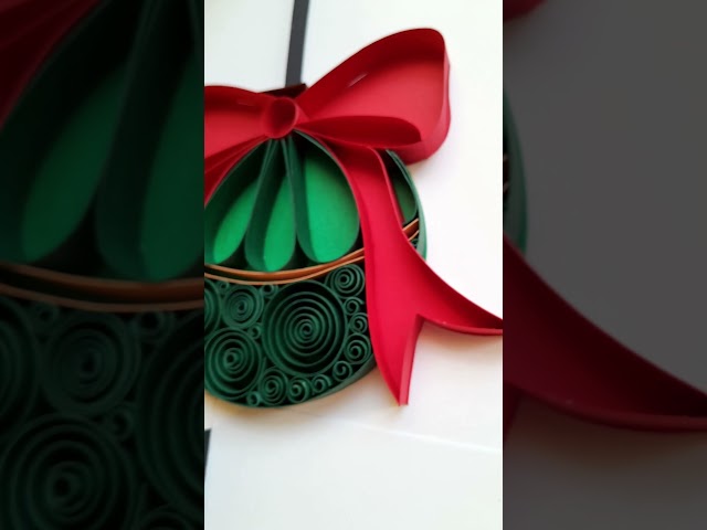 Full tutorial & pattern link added #paperquilling #quillingtemplate #christmasinjuly