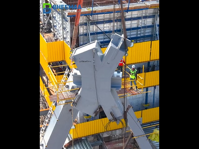 20.4 MT Steel Node Lifted 22m | GAD Tower Amaravati
