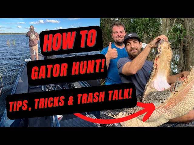 How To GATOR HUNT! (Tips, Tricks & Trash-Talk About Gator Hunting)