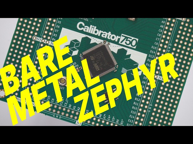 Bare Metal and Zephyr RTOS on STM32H750 Calibrator750