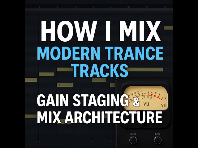 How I Mix Modern Trance Tracks (Gain Staging & Mix Architecture)