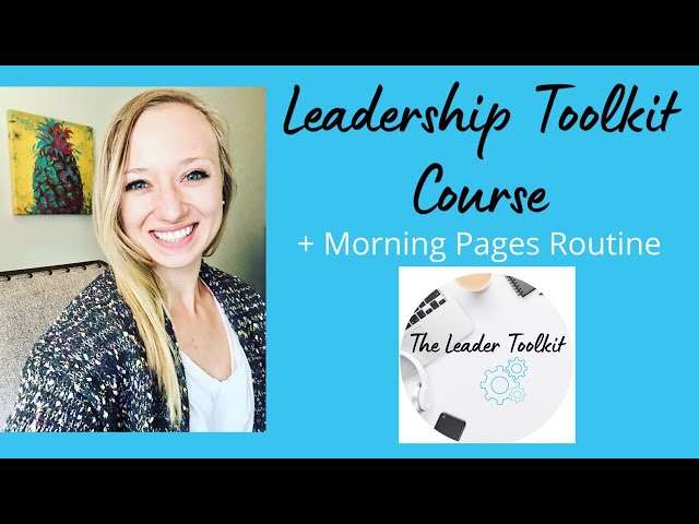 New Course “Leader Toolkit” Waitlist Open + Morning Pages Chat - “The Artist’s Way" by Julia Cameron