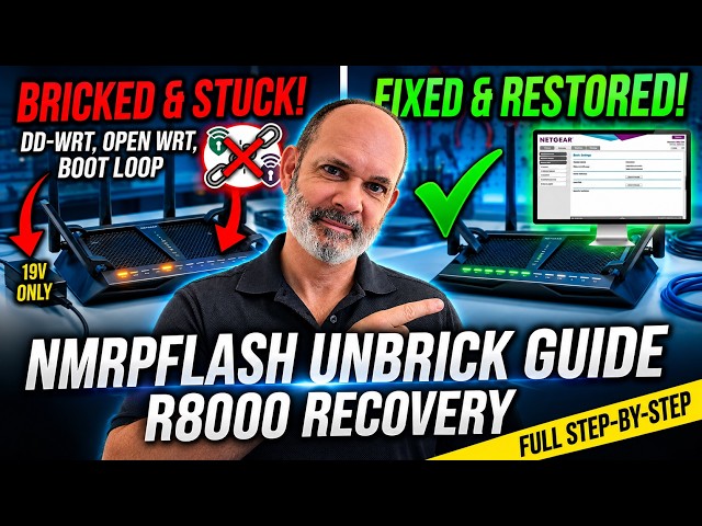 How I Fixed a BRICKED Netgear Router I Bought for $4