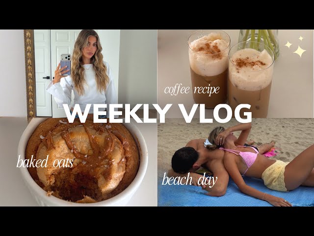 WEEKLY VLOG ❥healthy recipes, nyc meetings, beach day & life updates!!