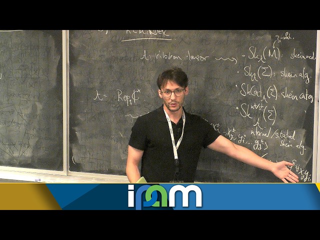 Iordanis Romaidis - Contemporary Topics in Skein Theory - IPAM at UCLA
