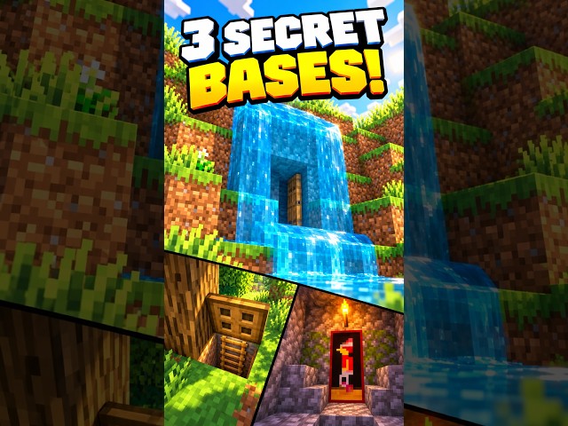 Can You Spot These 3 Secret Minecraft Bases?