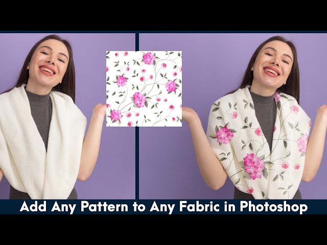 Add Any Pattern to Any Fabric in Photoshop in urdu and hindi