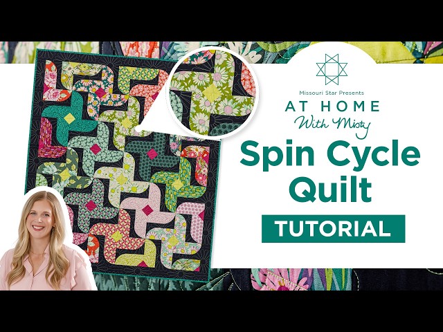 Pattern Friendly Quilt Pattern | Spin Cycle Quilt - At Home With Misty