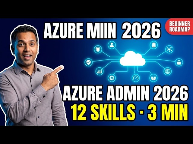 Everything an Azure Admin Must Know in 2026 (in 3 Minutes)