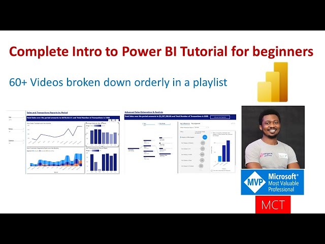 1  Introduction to Power BI Tutorial - Intro