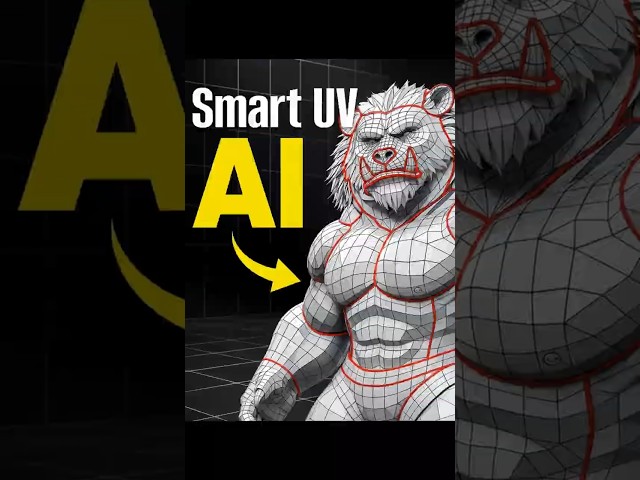 Smart UV: AI Just Solved UV Unwrapping (And It's Crazy Good)