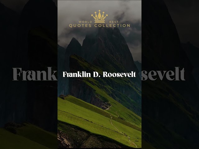 Dream Big, Doubt Not: 99 Ways to Achieve Your Goals (as Said by Franklin D Roosevelt)