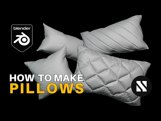 How to Make Pillows | Blender Tutorial