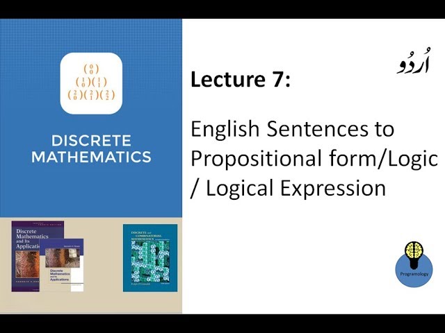Lecture 7 : translating english into propositional logic / logical expression in urdu hindi