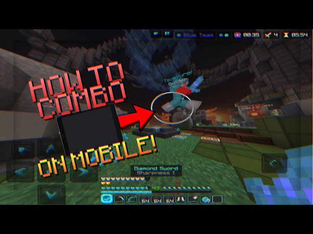 The Mobile PvP Tutorial // How to Combo in MCPE