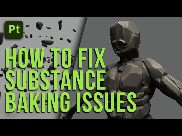 How To Fix Overlapping Baking Issues in Substance Painter