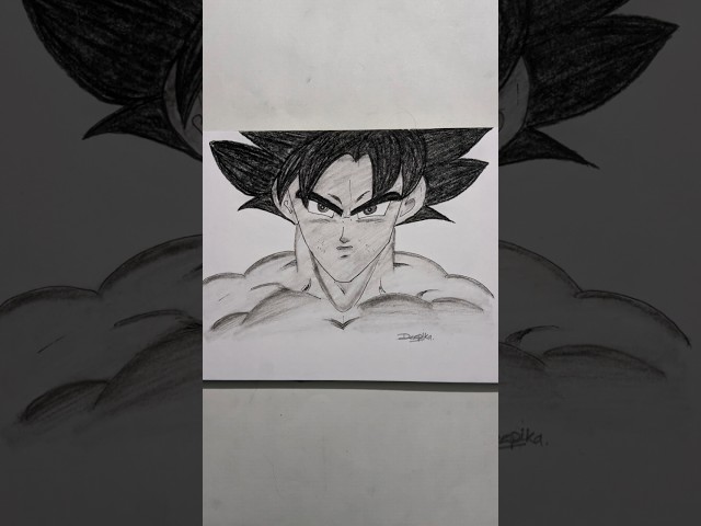 Goku Drawing✏️❤️|Easy Dragon Ball Z Pencil SketchTutorial#art#drawing#goku#dragonball#anime#tutorial