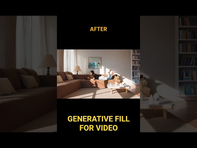 How to Fix and Expand Footage with AI Generative Fill  #videoediting #generativefill  #premierepro