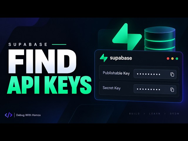 How to Find Supabase API Keys (Publishable & Secret)
