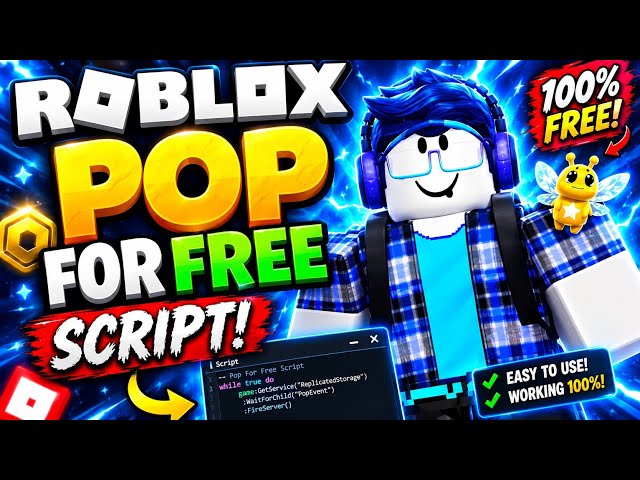 ROBLOX POP FOR FREE SCRIPT 2026🔥