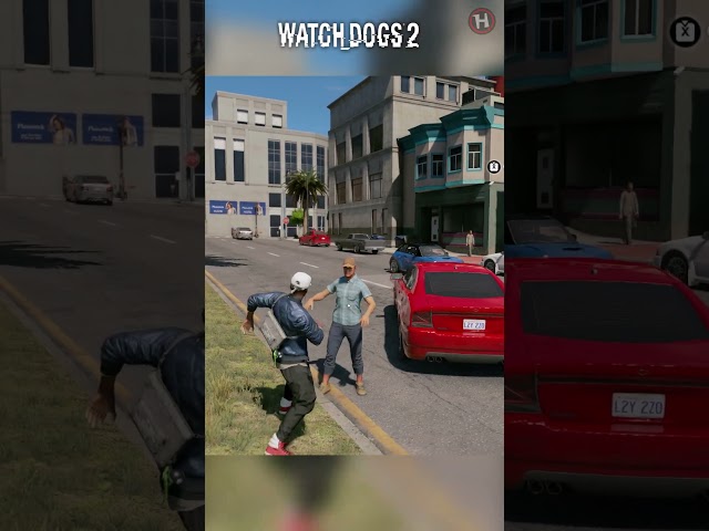 GTA 5 VS Watch Dogs 2 - Crashing Into NPC's Cars