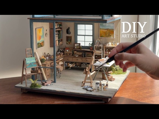The Artist’s House | Making a Miniature Painting Studio