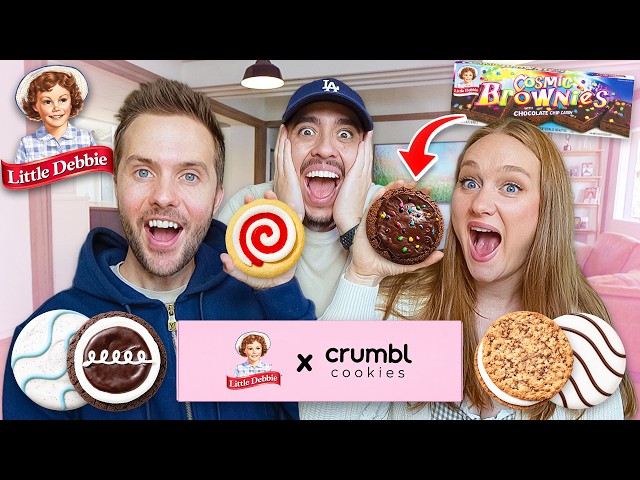 Tasting The LITTLE DEBBIE x CRUMBL Collab!!!