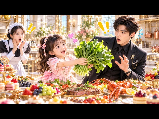 The CEO is allergic to all veggies—except wild ones from that little girl, who is his daughter!