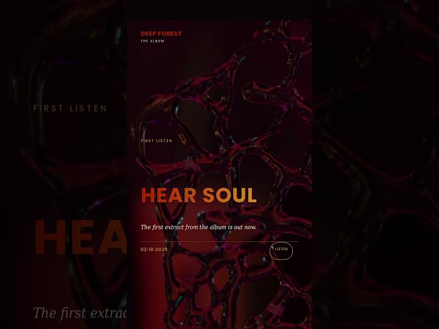 HEAR SOUL #electronicmusic #deepforest #lifeisbutadream #music