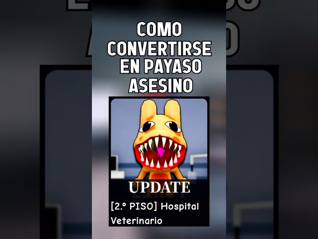 HOW TO BECOME THE KILLER CLOWN IN ANIMAL HOSPITAL #roblox #shorts #games #leroy