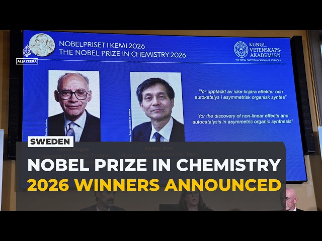 Henri Kagan and Kenso Soai win the 2026 Nobel Prize in Chemistry