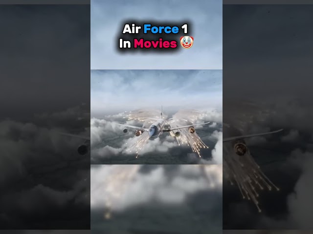 Air Force 1 in movie🤡 vs IRL 😮‍💨 #shorts #aviation #airplane #movie #irl #airforce1 #edit #fyp