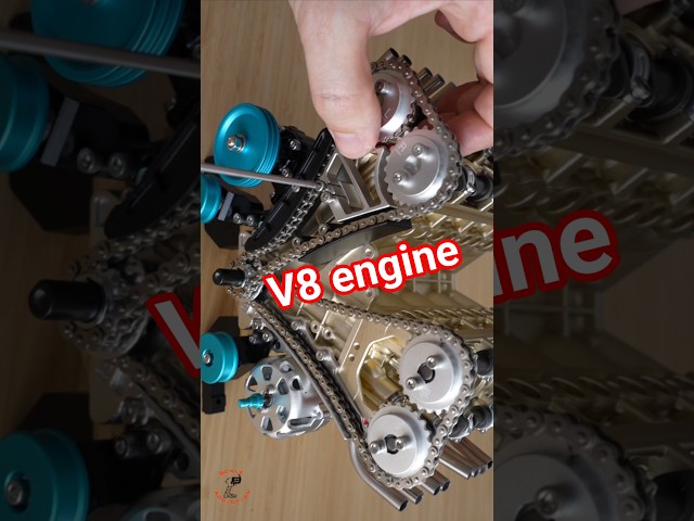 V8 engine all metal