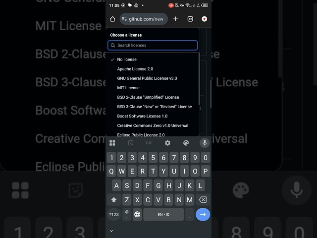 Cara menambahkan Repository dan folder DiGithub (Versi Handphone)
