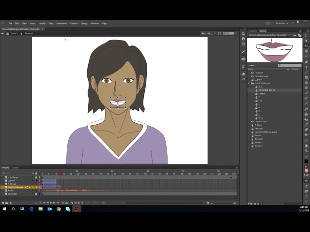 Adobe Animate Tutorials- Dialogue Animation