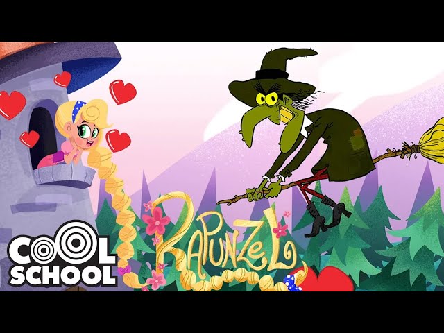 The Witch and Rapunzel ✨ Cool School Cartoons for Kids