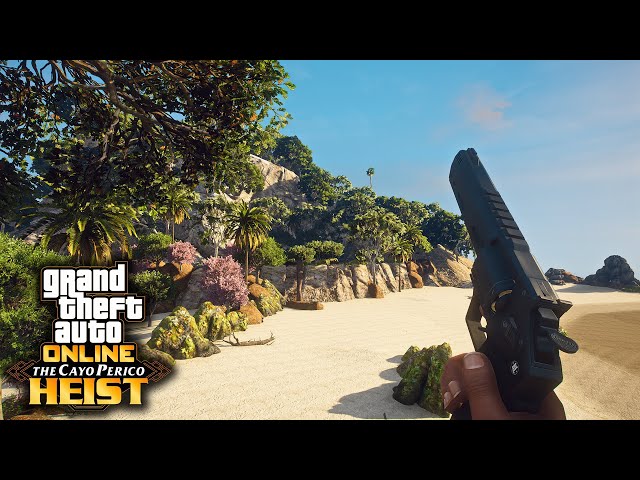 GTA 5 - The Cayo Perico Island?! - Exploring a New GTA Online DLC MAP 2020